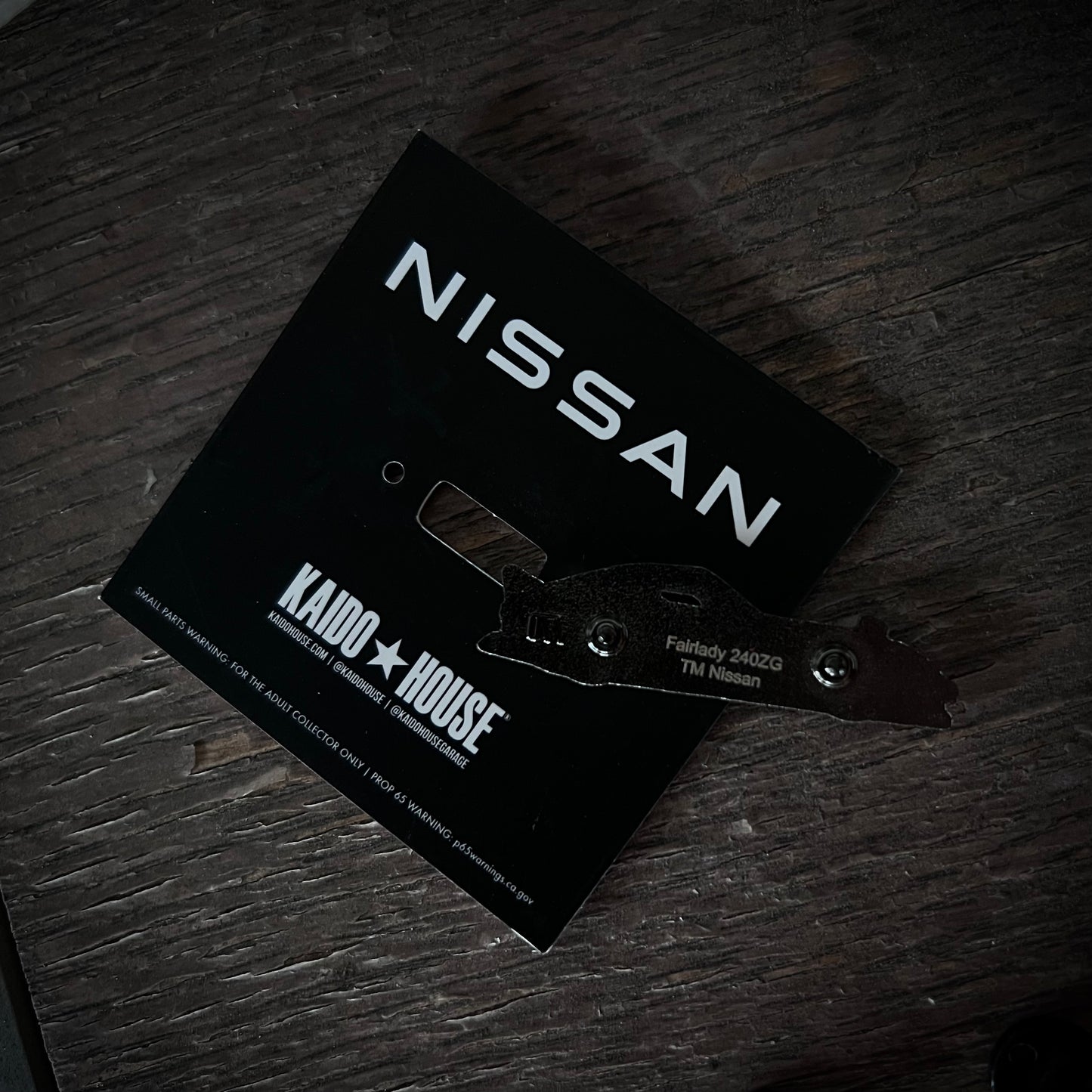 Nissan Fairlady 240ZG Omori Works enamel pin