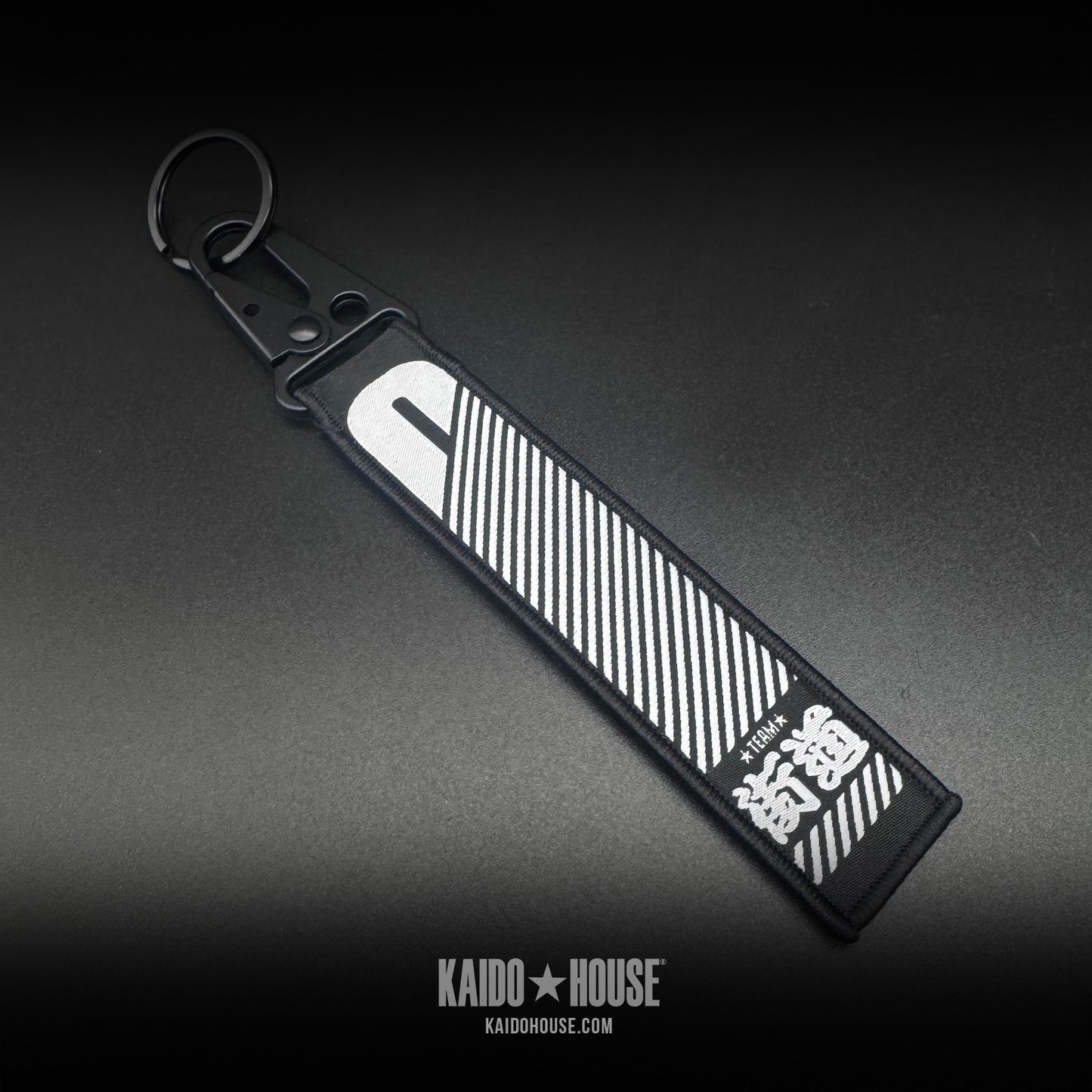 Kaido House Jet Tag Keychain, Black