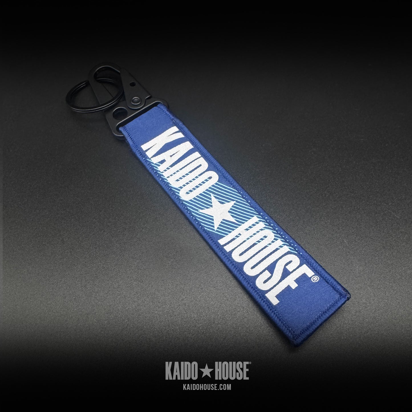 Kaido House Jet Tag Keychain, Blue