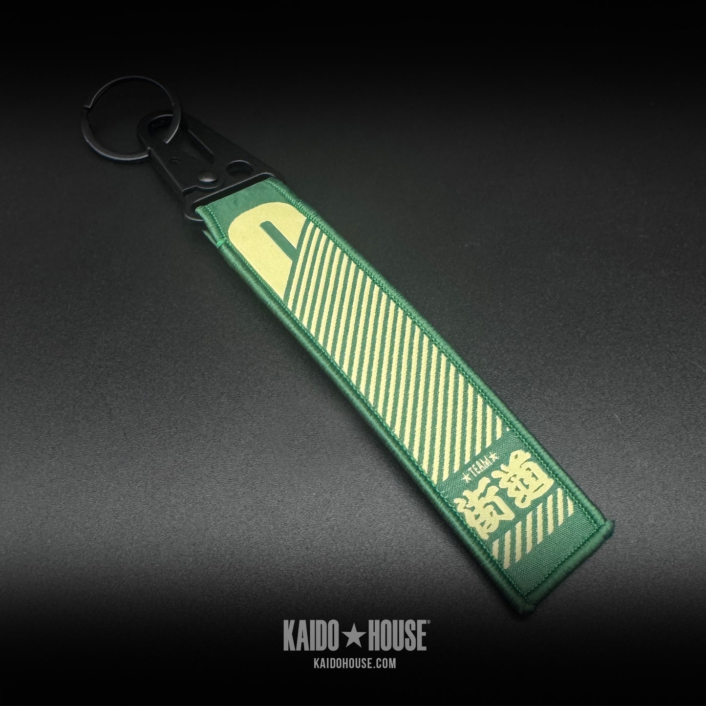 Kaido House Jet Tag Keychain, Green