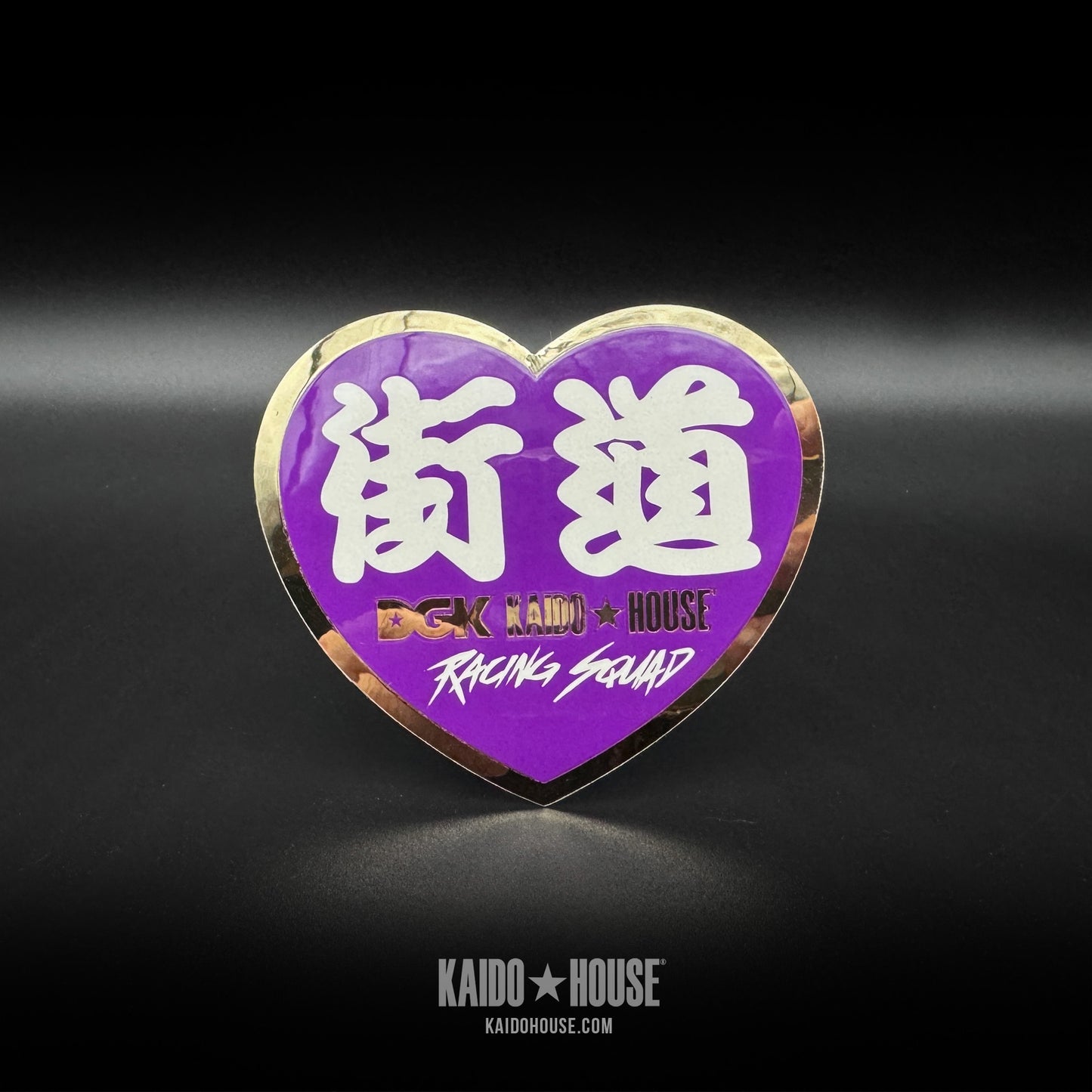 DGK X KAIDO HOUSE Gold Heart Sticker