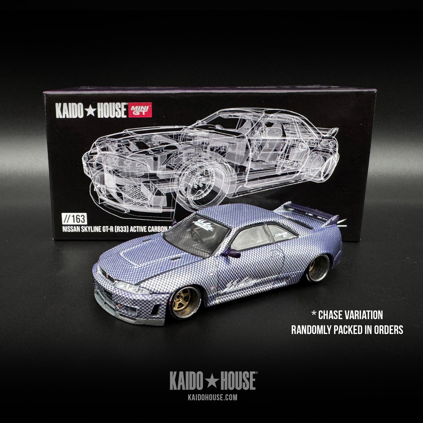 Kaido GT Nissan Skyline GT-R (R33) Active Carbon R V2