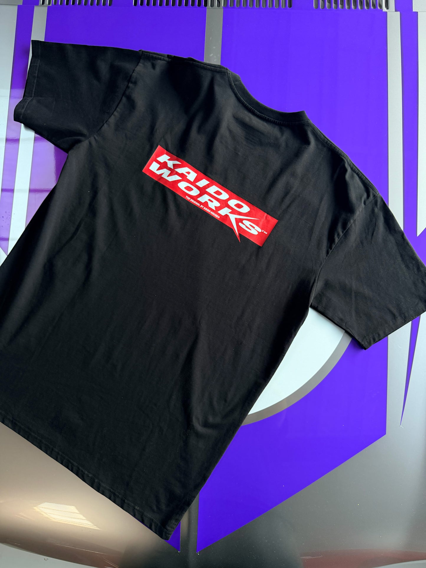 Kaido Works® Brand Logo Black T-shirt
