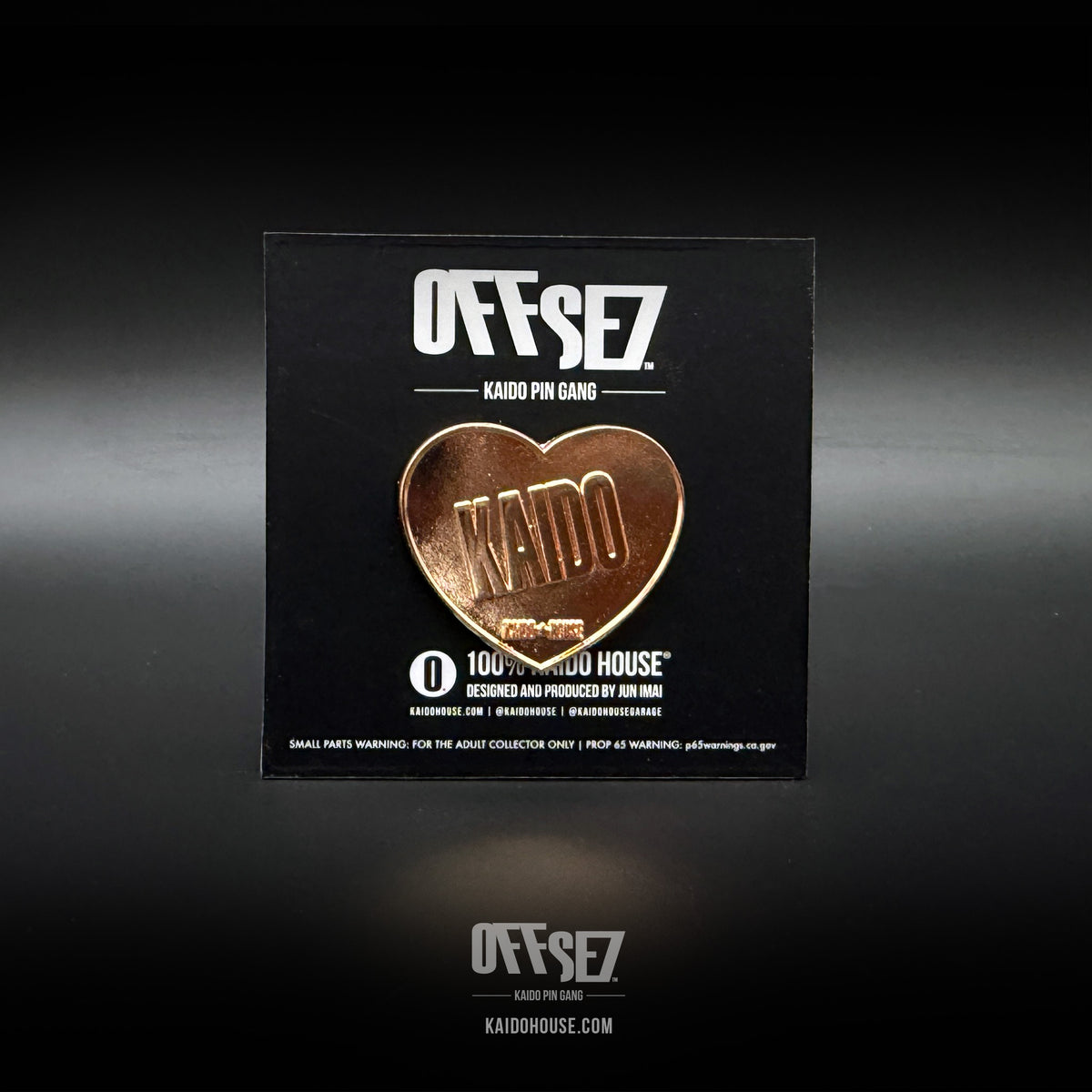 OFFSE7® Kaido Heart pin, Copper