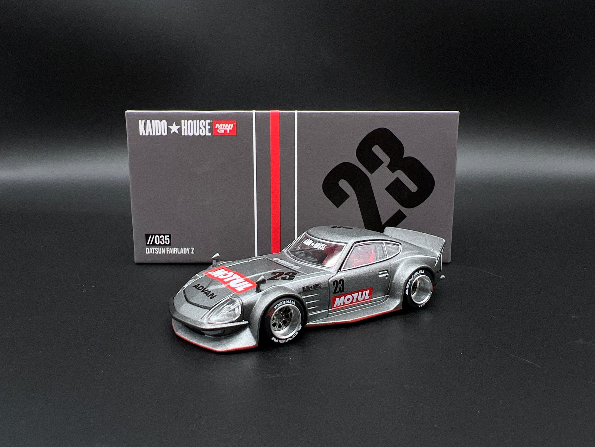 Kaido GT Nissan Fairlady Z Motul V1, matte gray – KAIDO HOUSE LLC