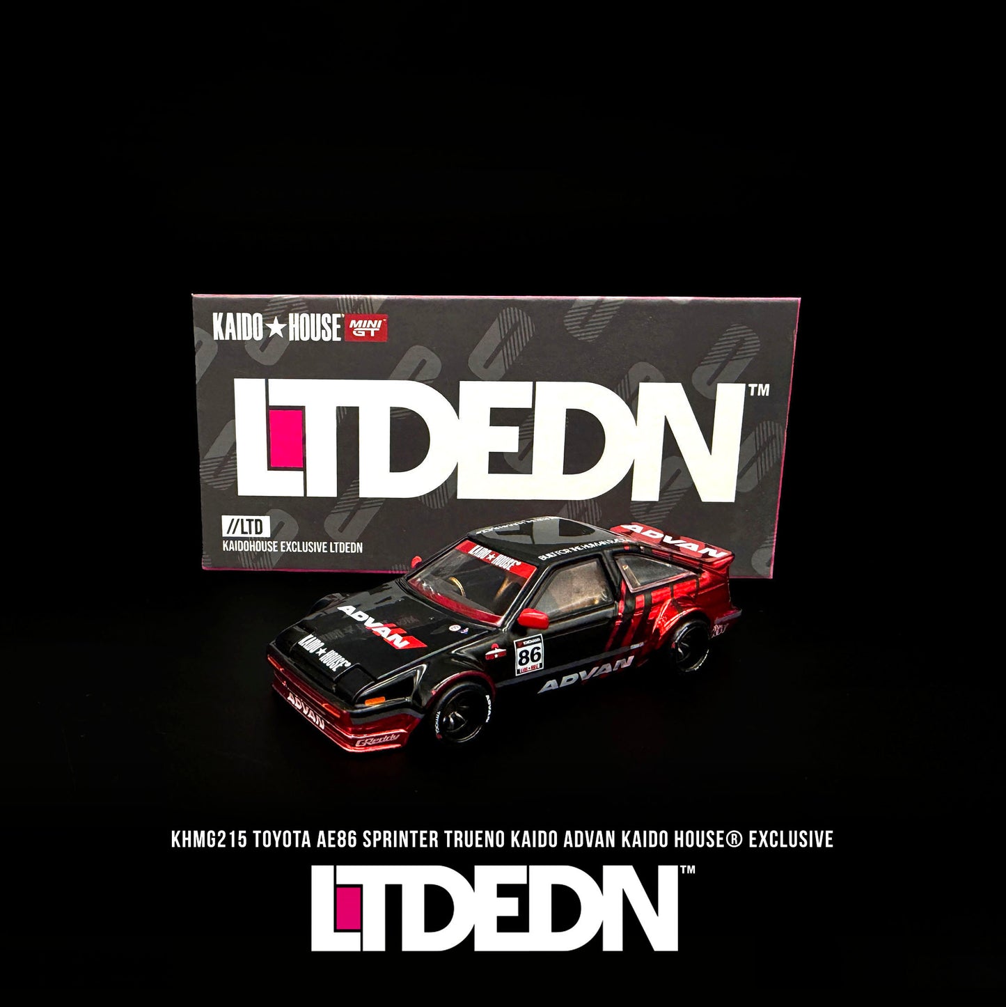 Toyota AE86 Sprinter Trueno Kaido Advan Kaido House LTDEDN