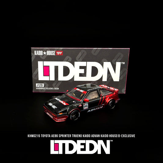 Toyota AE86 Sprinter Trueno Kaido Advan Kaido House LTDEDN