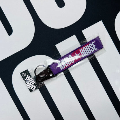 Kaido House jet tag keychain, purple