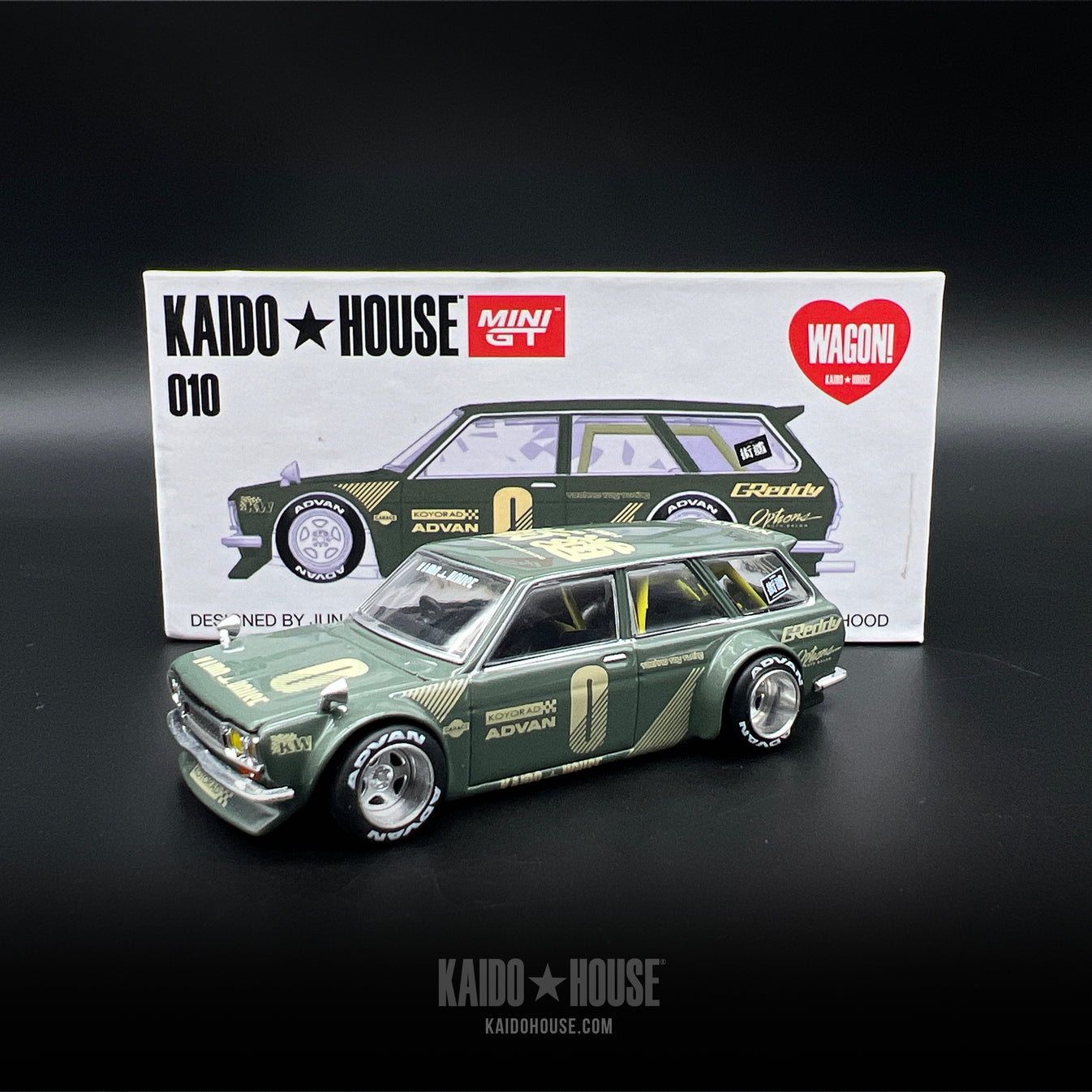 KAIDO GT Datsun 510 Wagon, OG green KAIDO HOUSE LLC