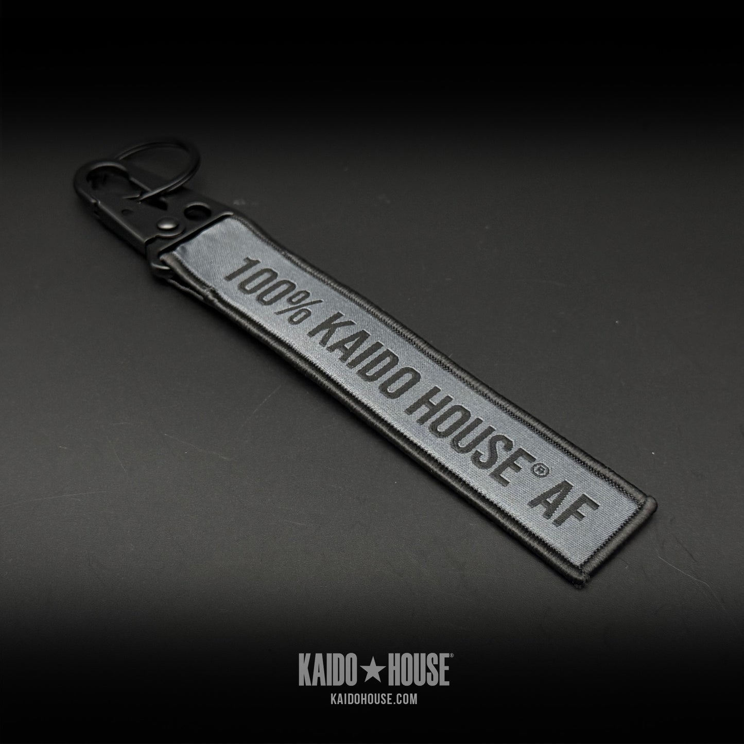 Kaido House Jet Tag Keychain, 100% KH AF, Gray