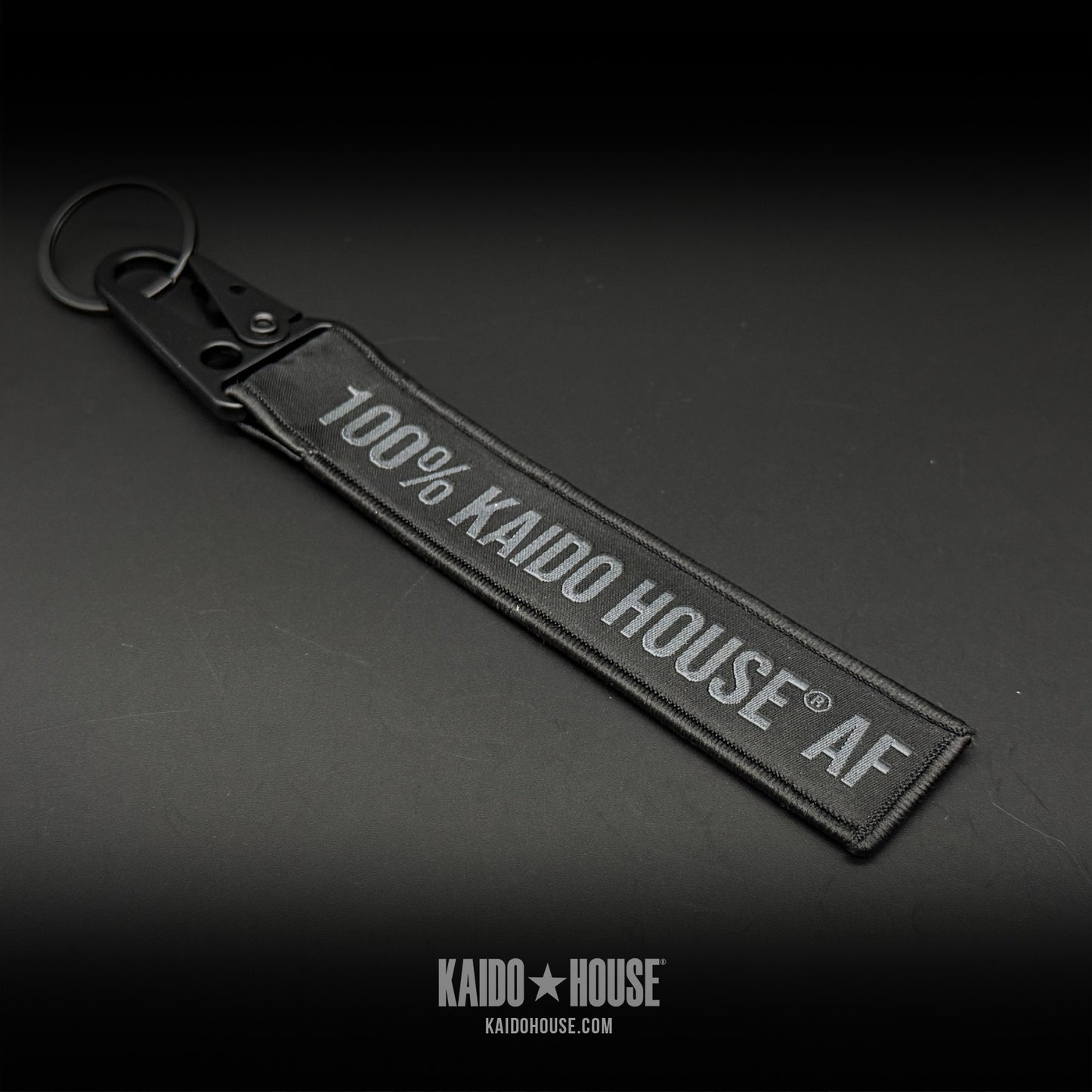 Kaido House Jet Tag Keychain, 100% KH AF, Gray