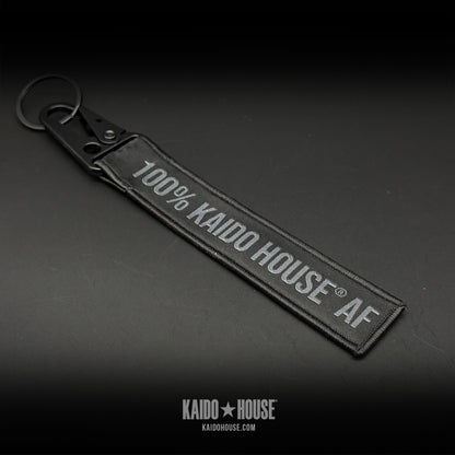 Kaido House Jet Tag Keychain, 100% KH AF, Gray