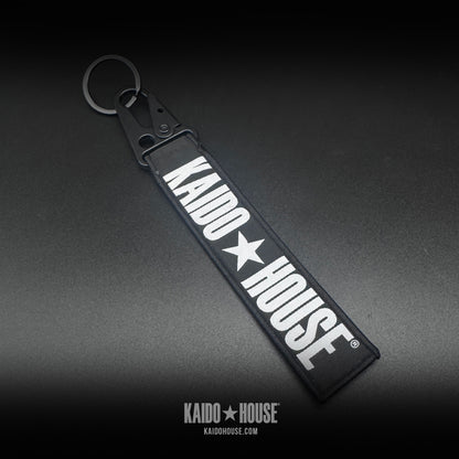 Kaido House Jet Tag Keychain, Black