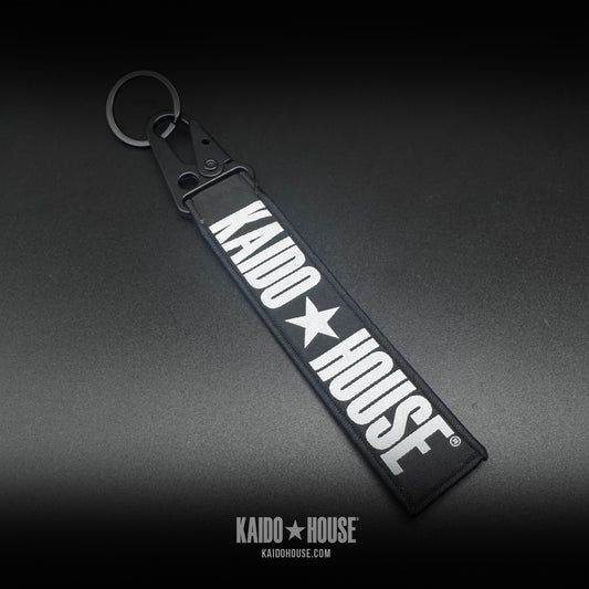 Kaido House Jet Tag Keychain, Black
