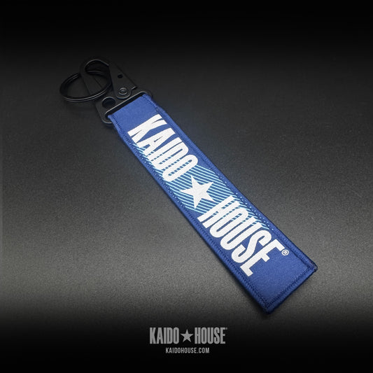 Kaido House Jet Tag Keychain, Blue