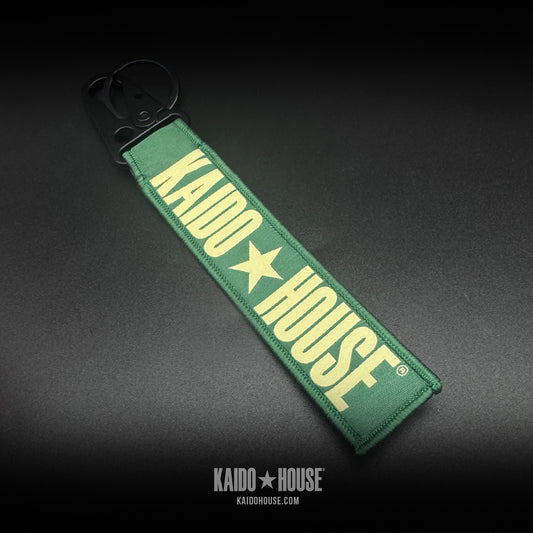 Kaido House Jet Tag Keychain, Green