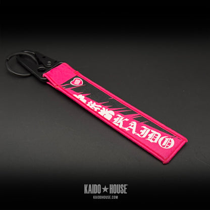 Kaido House Jet Tag Keychain, Pink V2