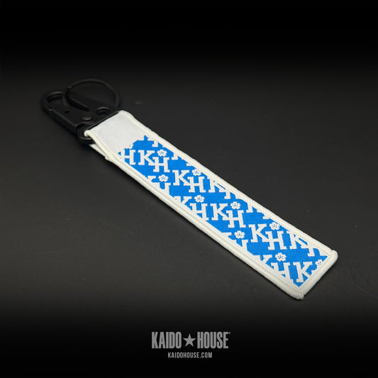 Kaido House Jet Tag Keychain, Multi KH, White