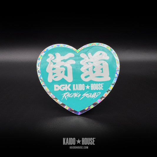 DGK X KAIDO HOUSE Glitter Heart Sticker