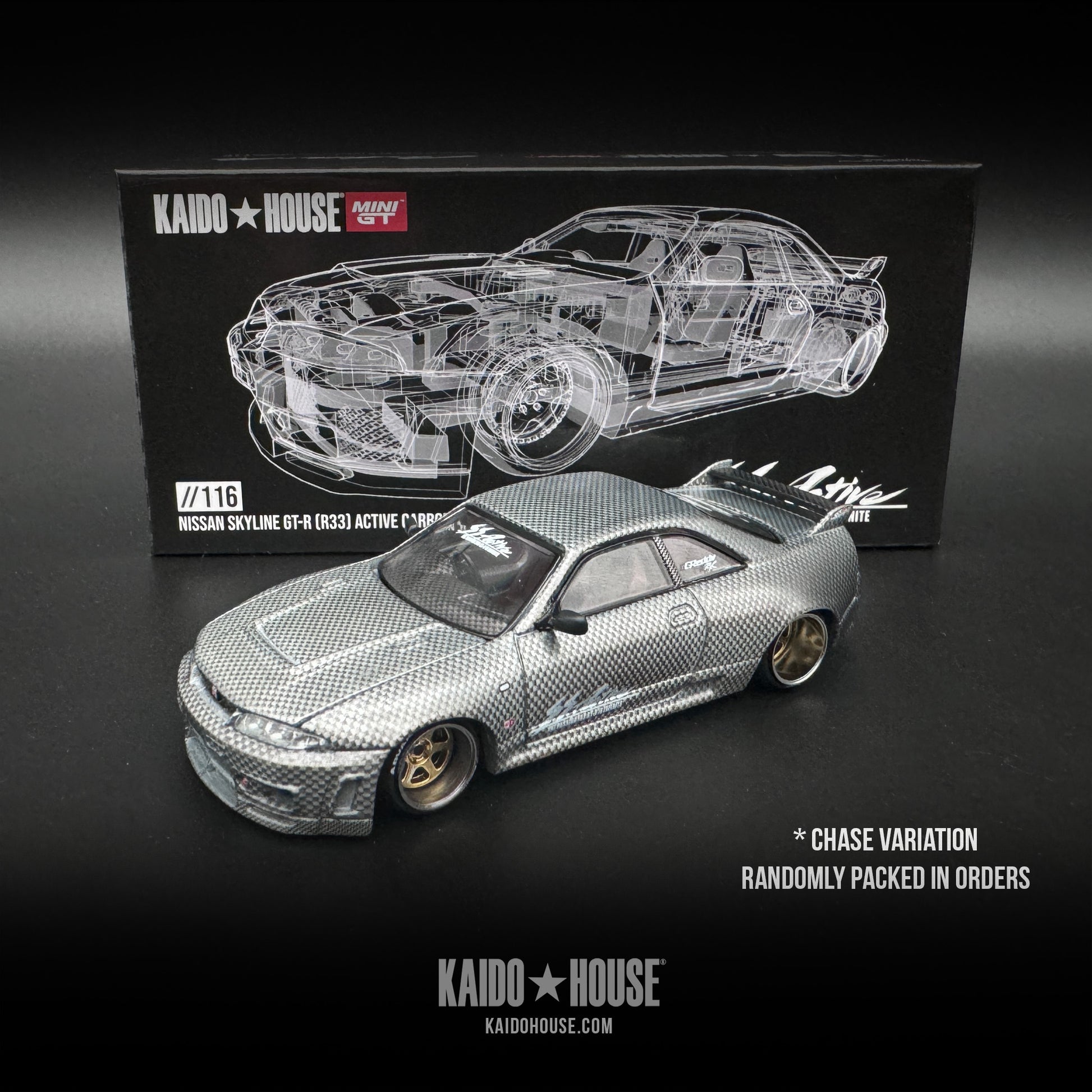 Kaido GT Nissan Skyline GT-R (R33) Active Carbon R V1 – KAIDO 