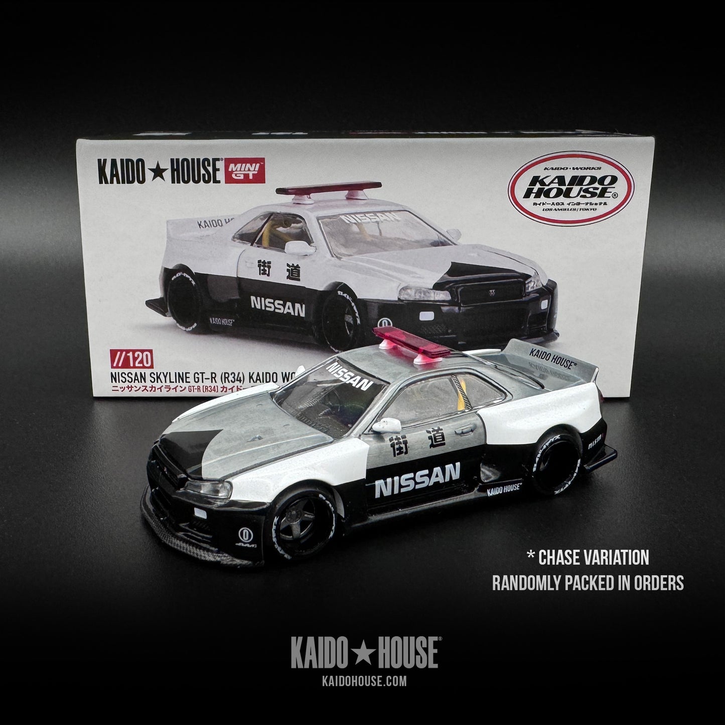 Kaido GT Nissan Skyline GT-R (R34) Kaido Works™ V2 Aero (Japan Police)