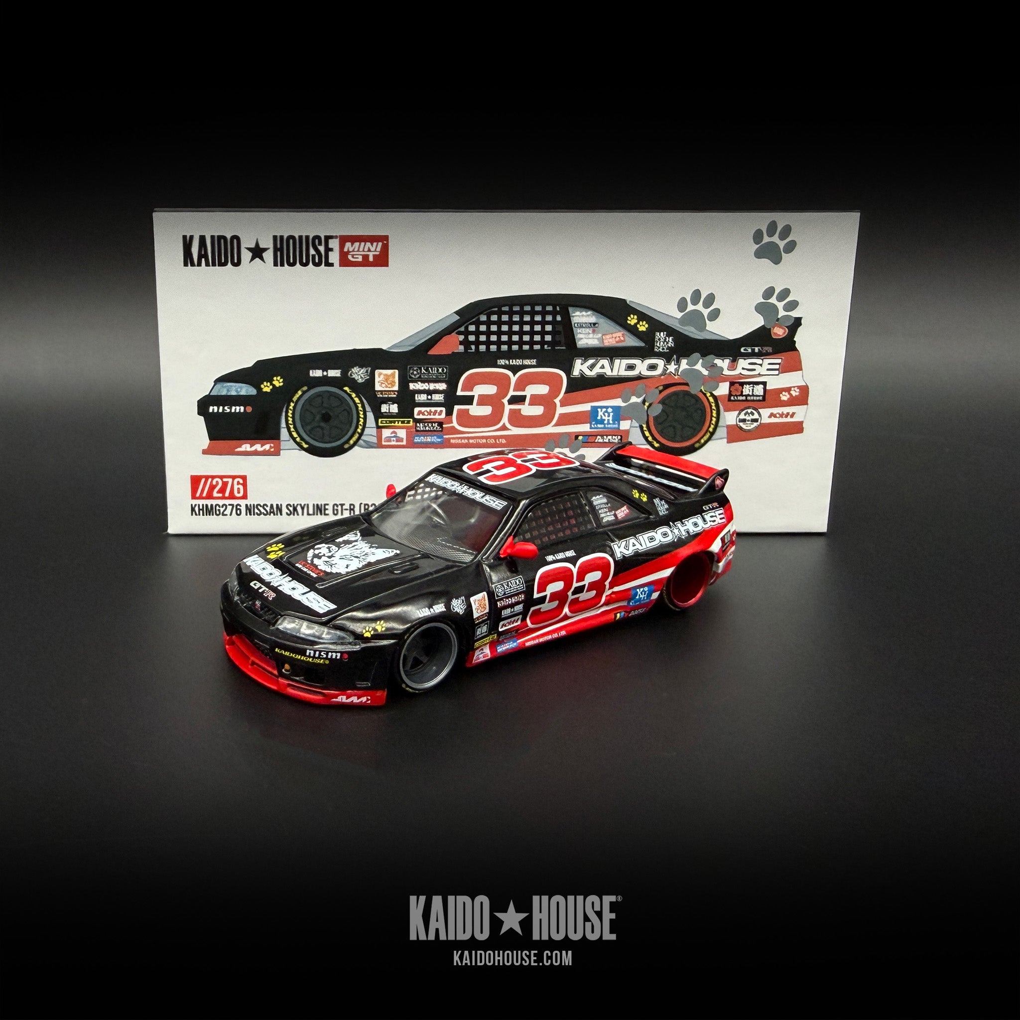 Kaido GT Nissan Skyline GT-R (R33) Black Kaido Cat – KAIDO HOUSE LLC