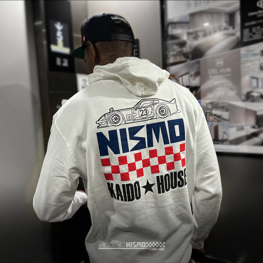 NISMO X KAIDO Lockup white hoodie (limited edition)