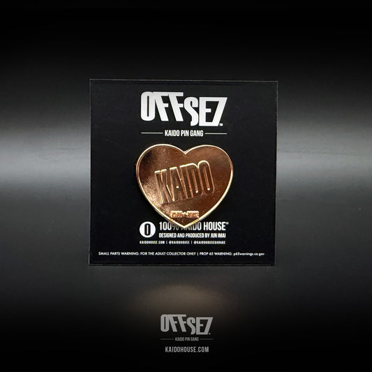 OFFSE7® Kaido Heart pin, Copper