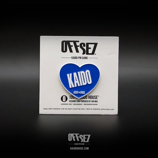 OFFSE7® Kaido Heart enamel pin, Blue