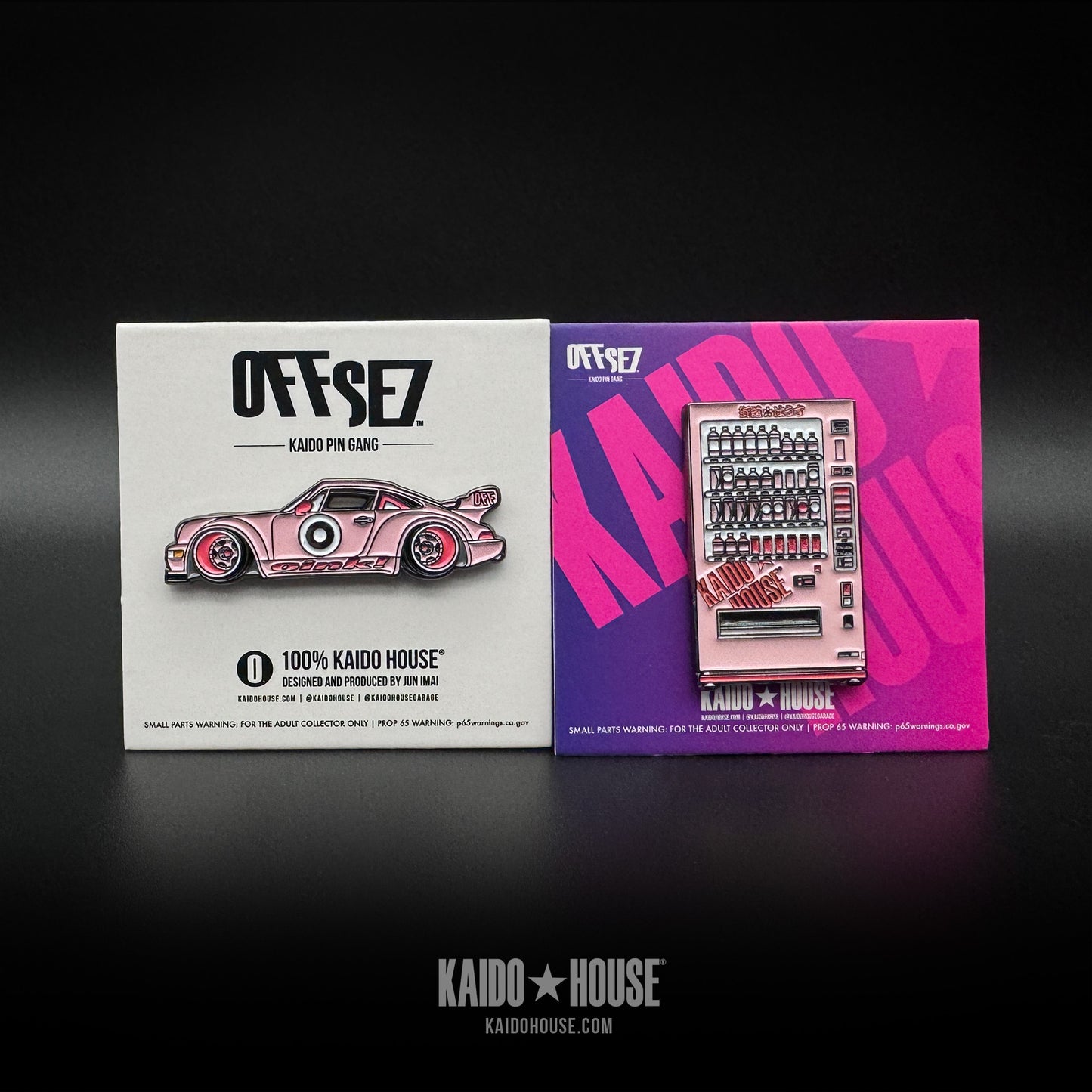 OFFSE7® Kaido Porkaido & JDM Vending Machine Set, pink