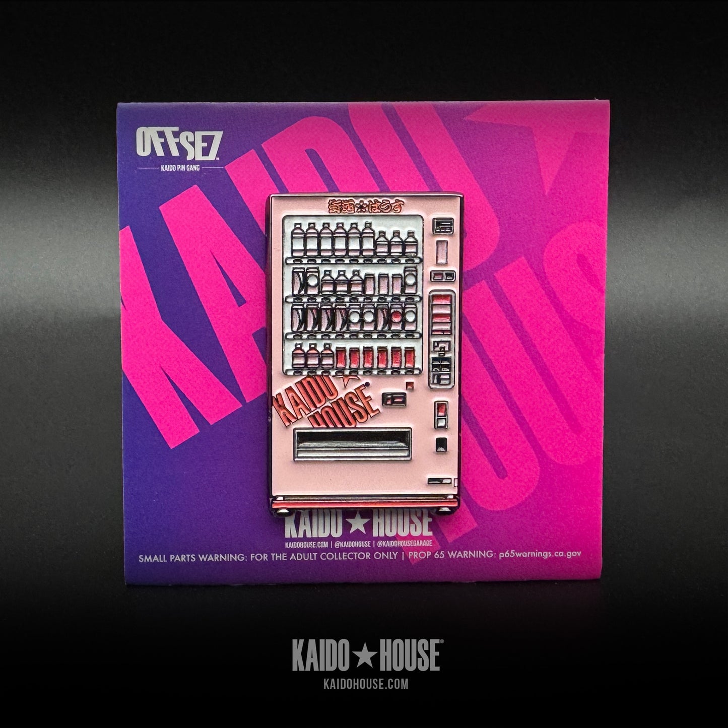 OFFSE7® Kaido Porkaido & JDM Vending Machine Set, pink